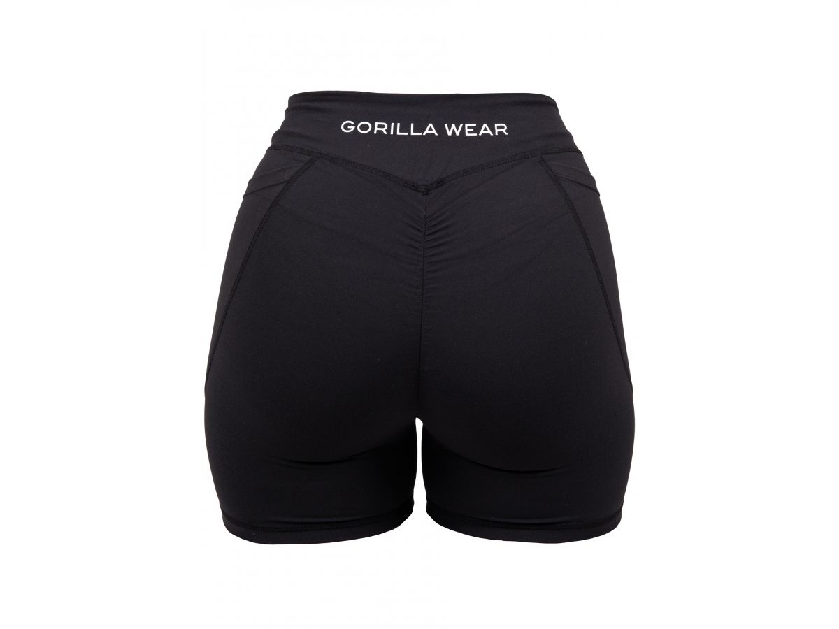 GORILLA WEAR - WILLOW SHORT - NŐI RÖVIDNADRÁG - FEKETE  GORILLA WEAR - WILLOW SHORT - NŐI RÖVIDNADRÁG - FEKETE