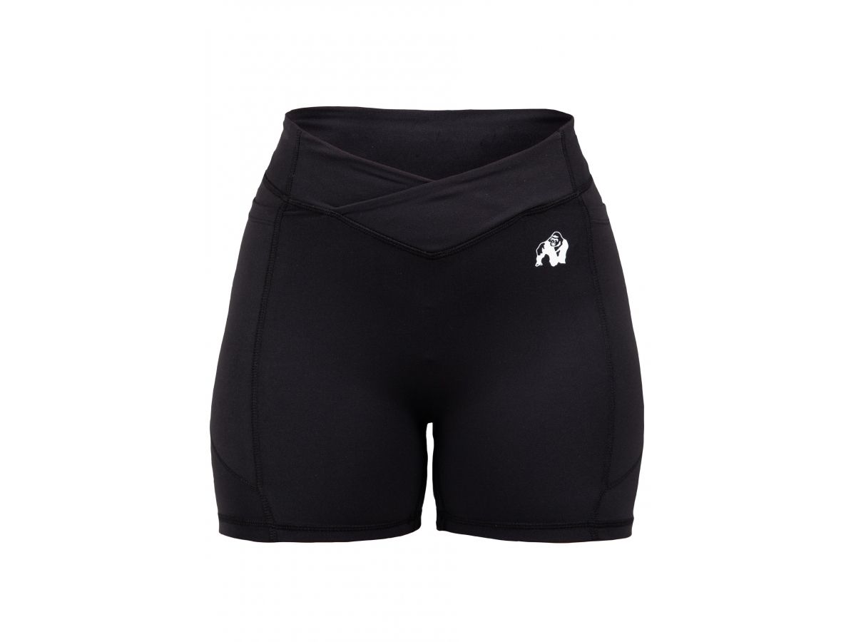 GORILLA WEAR - WILLOW SHORT - NŐI RÖVIDNADRÁG - FEKETE  GORILLA WEAR - WILLOW SHORT - NŐI RÖVIDNADRÁG - FEKETE