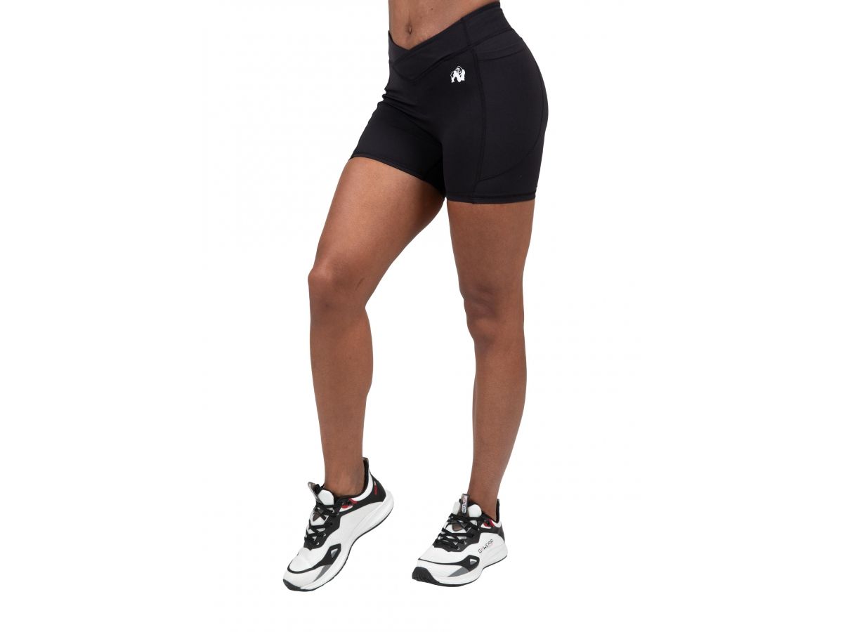 GORILLA WEAR - WILLOW SHORT - NŐI RÖVIDNADRÁG - FEKETE  GORILLA WEAR - WILLOW SHORT - NŐI RÖVIDNADRÁG - FEKETE