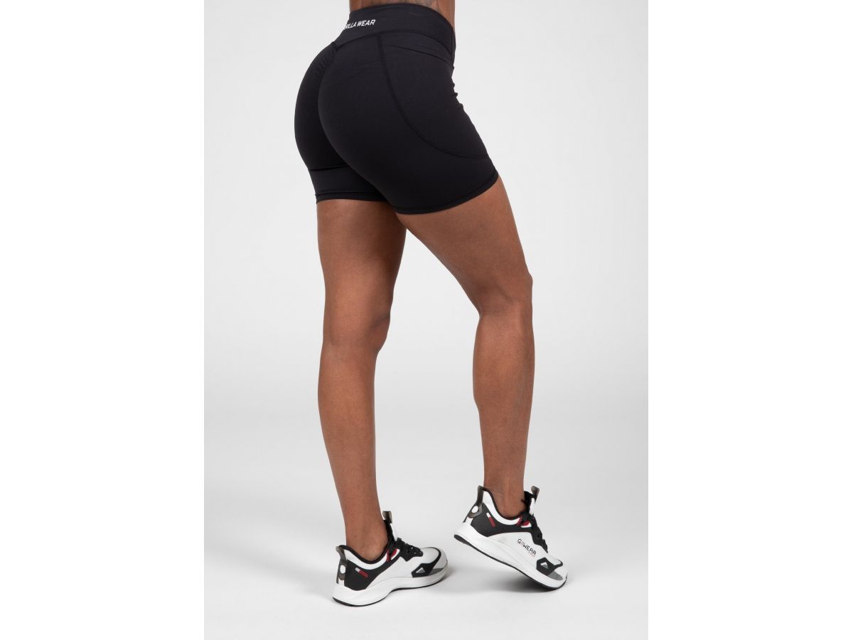 GORILLA WEAR - WILLOW SHORT - NŐI RÖVIDNADRÁG - FEKETE  GORILLA WEAR - WILLOW SHORT - NŐI RÖVIDNADRÁG - FEKETE