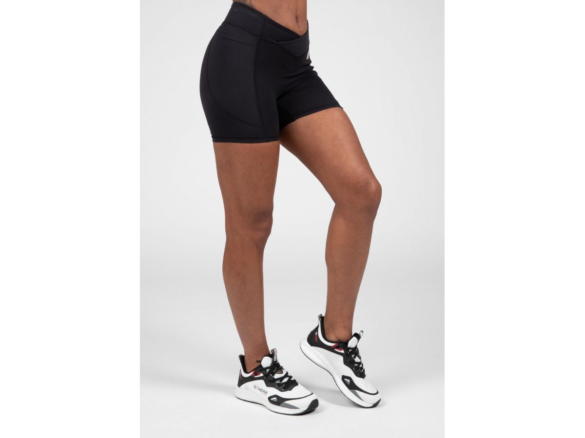 GORILLA WEAR - WILLOW SHORT - NŐI RÖVIDNADRÁG - FEKETE  GORILLA WEAR - WILLOW SHORT - NŐI RÖVIDNADRÁG - FEKETE