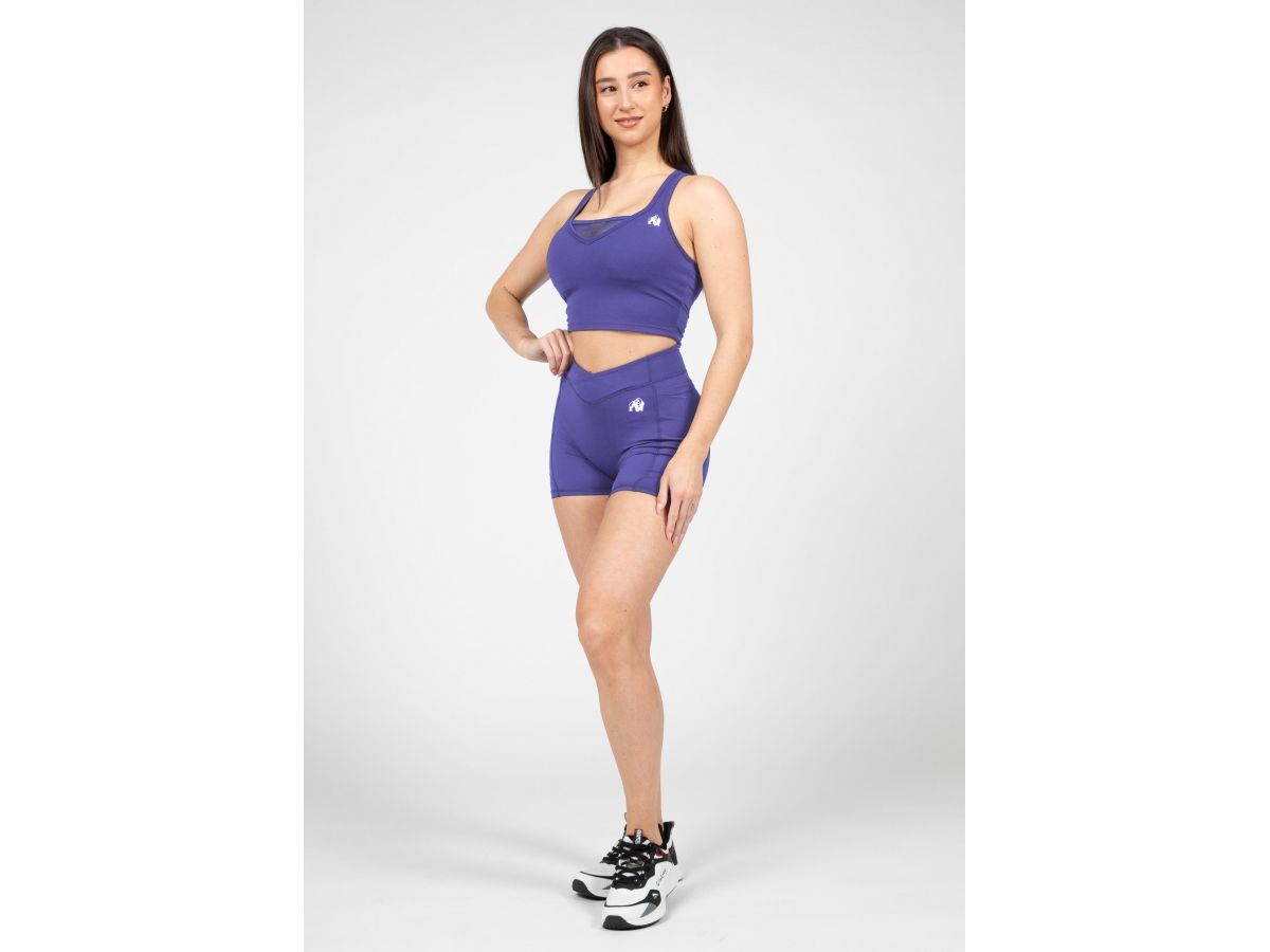GORILLA WEAR - WILLOW SHORT - NŐI RÖVIDNADRÁG - LILA GORILLA WEAR - WILLOW SHORT - NŐI RÖVIDNADRÁG - LILA