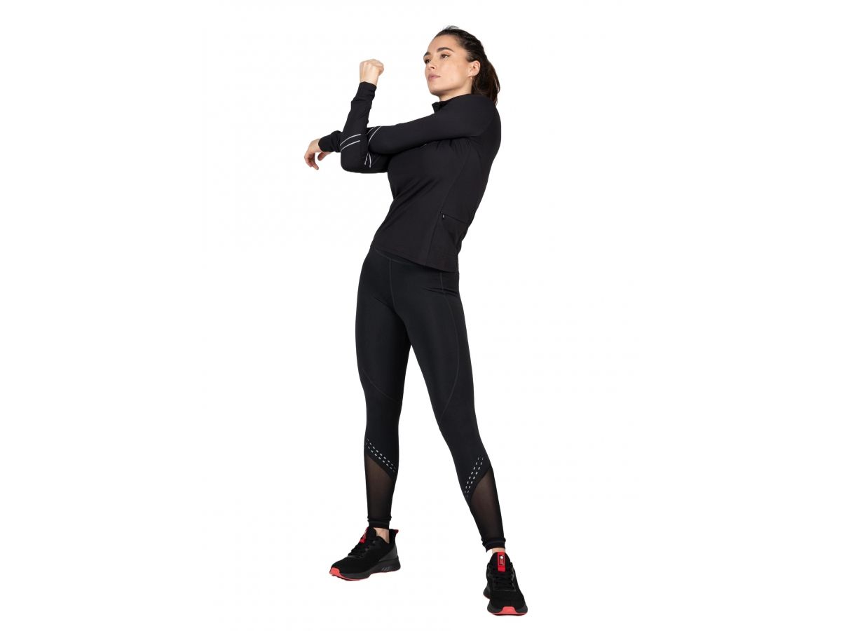 GORILLA WEAR - JOLIET LEGGINGS - NŐI LEGGINGS - FEKETE