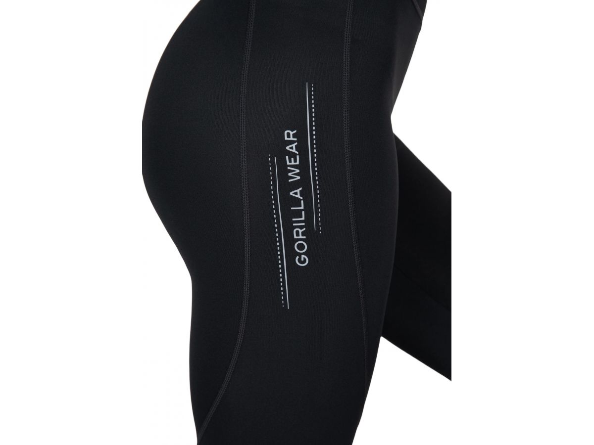 GORILLA WEAR - JOLIET LEGGINGS - NŐI LEGGINGS - FEKETE