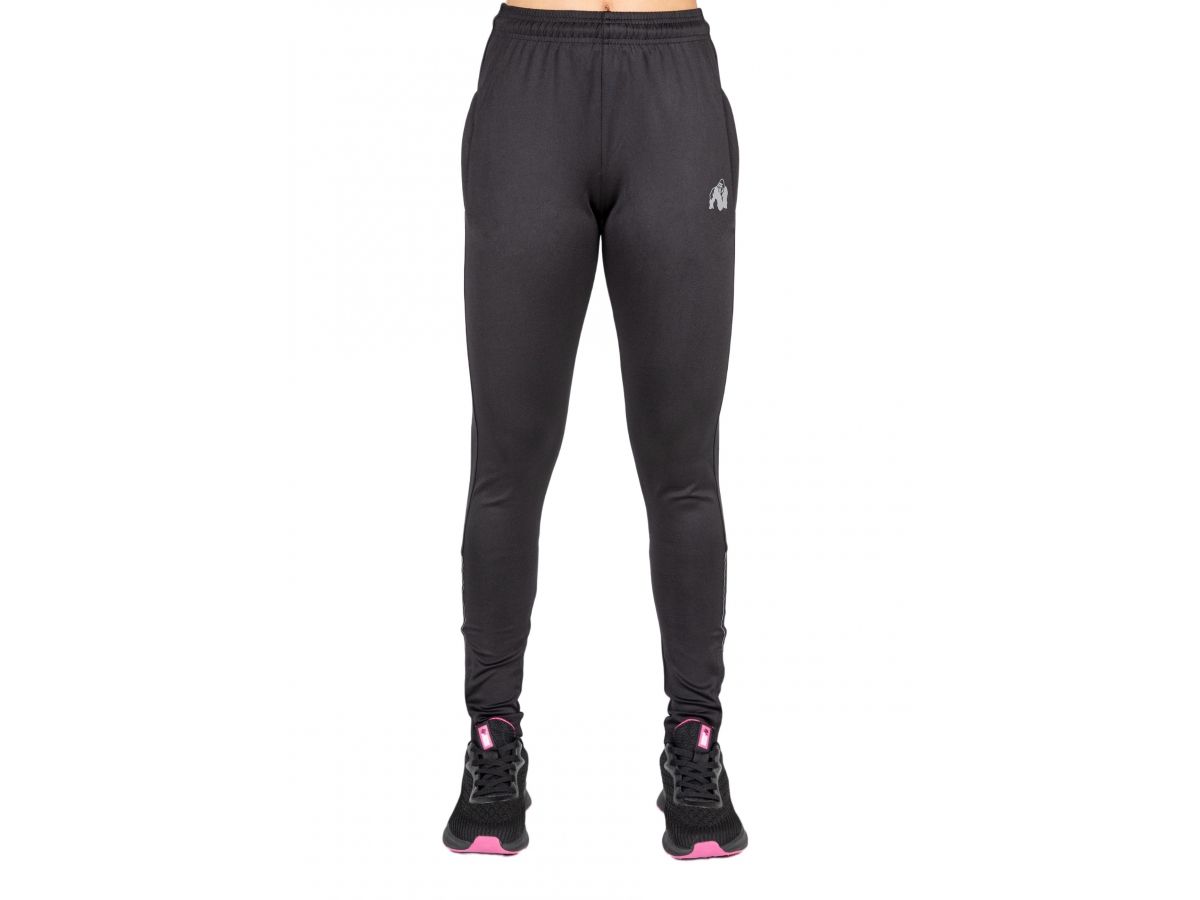 GORILLA WEAR - HALSEY TRACK PANTS - NŐI NADRÁG - FEKETE