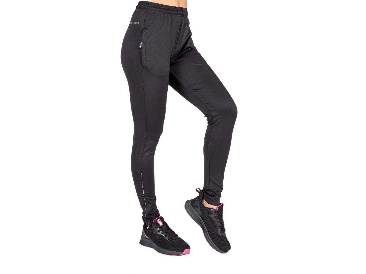 GORILLA WEAR - HALSEY TRACK PANTS - NŐI NADRÁG - FEKETE
