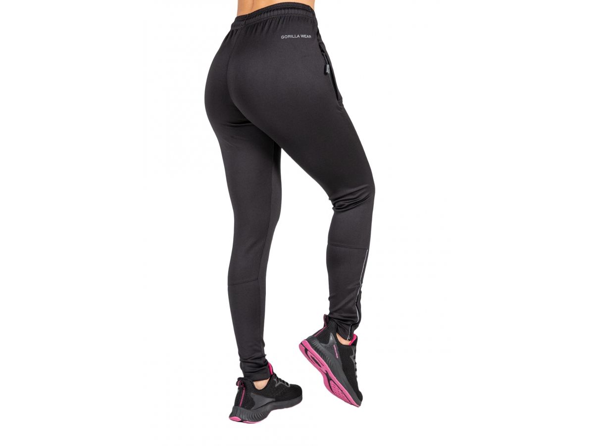 GORILLA WEAR - HALSEY TRACK PANTS - NŐI NADRÁG - FEKETE