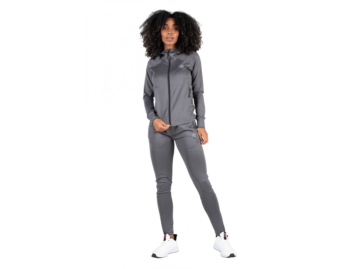 GORILLA WEAR - HALSEY TRACK PANTS - NŐI NADRÁG - SZÜRKE