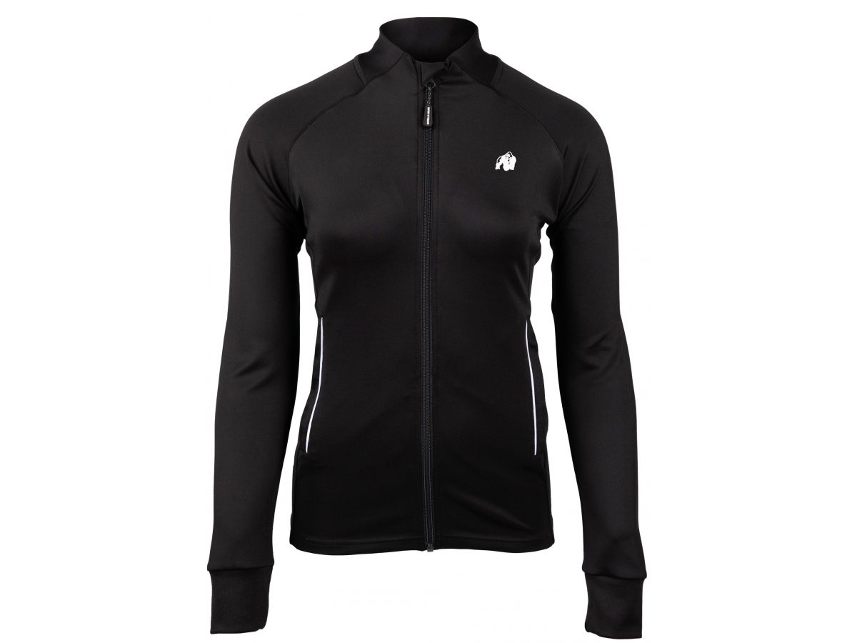 GORILLA WEAR - ROCHELLE TRACK JACKET - NŐI CIPZÁRAS FELSŐ - FEKETE GORILLA WEAR - ROCHELLE TRACK JACKET - NŐI CIPZÁRAS FELSŐ - FEKETE
