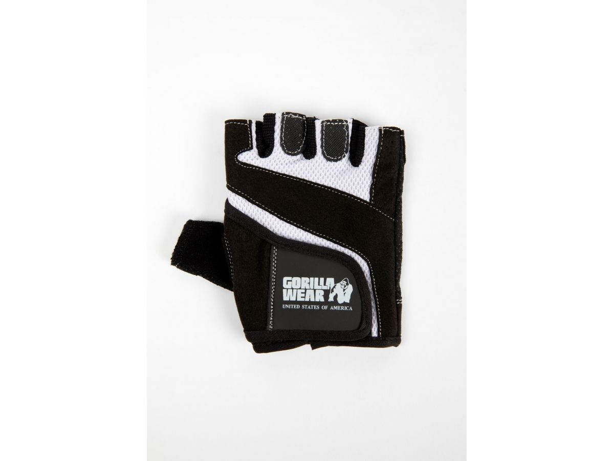 GORILLA WEAR - WOMEN'S FITNESS GLOVES - NŐI FITNESS EDZŐKESZTYŰ - FEKETE/FEHÉR