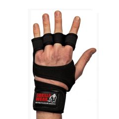 GORILLA WEAR - YUMA WEIGHT LIFTING WORKOUT GLOVES - SÚLYEMELŐ EDZŐKESZTYŰ - FEKETE