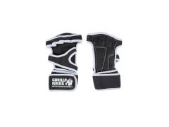 GORILLA WEAR - YUMA WEIGHT LIFTING WORKOUT GLOVES - SÚLYEMELŐ EDZŐKESZTYŰ - FEKETE/FEHÉR