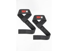 GORILLA WEAR - LEATHER LIFTING STRAPS - BŐR FELHÚZÓ HEVEDER - FEKETE