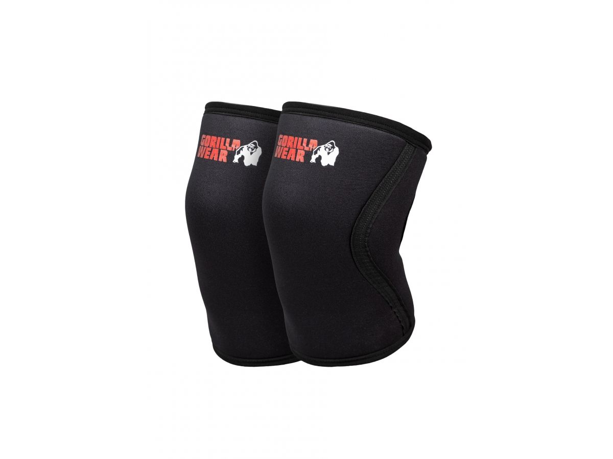 GORILLA WEAR - 7 MM KNEE SLEEVES - NEOPRÉN TÉRDVÉDŐ - FEKETE GORILLA WEAR - 7 MM KNEE SLEEVES - NEOPRÉN TÉRDVÉDŐ - FEKETE