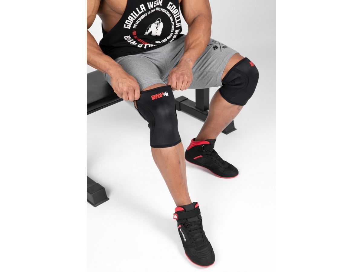 GORILLA WEAR - 7 MM KNEE SLEEVES - NEOPRÉN TÉRDVÉDŐ - FEKETE GORILLA WEAR - 7 MM KNEE SLEEVES - NEOPRÉN TÉRDVÉDŐ - FEKETE
