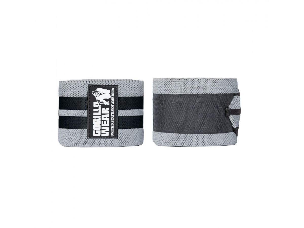GORILLA WEAR - KNEE WRAPS - TÉRDBANDÁZS - SZÜRKE/FEKETE - 200 CM GORILLA WEAR - KNEE WRAPS - TÉRDBANDÁZS - SZÜRKE/FEKETE - 200 CM