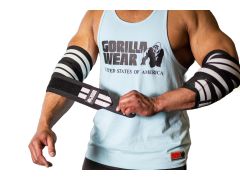 GORILLA WEAR - ELBOW WRAPS - KÖNYÖKVÉDŐ - FEKETE/FEHÉR - 150 CM