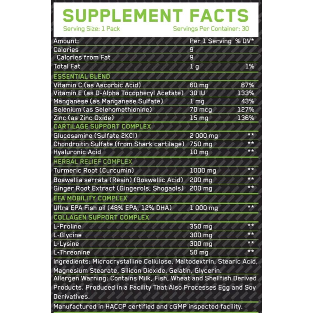 EVERBUILD NUTRITION - JOINT MAX - ÍZÜLETVÉDŐ - 30 KAPSZULA