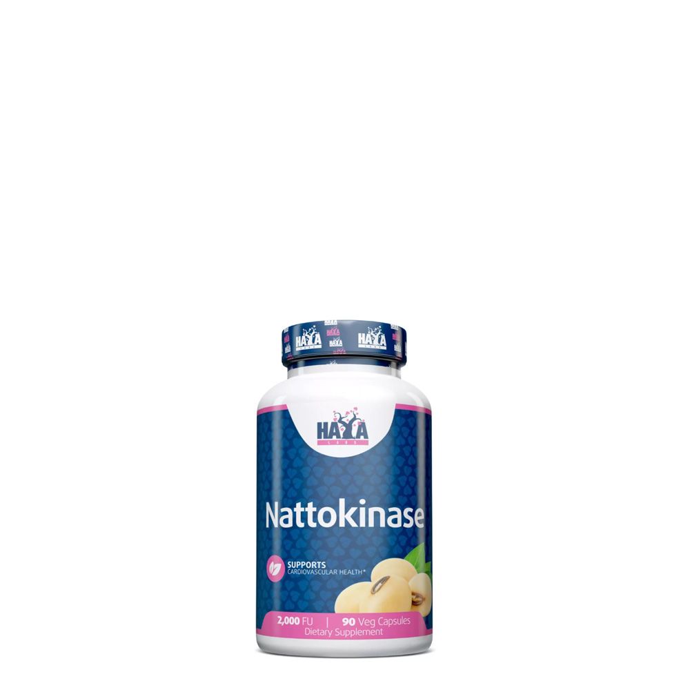 HAYA LABS - NATTOKINASE 2000 FU - NATTOKINÁZ ENZIM - 90 KAPSZULA HAYA LABS - NATTOKINASE 2000 FU - NATTOKINÁZ ENZIM - 90 KAPSZULA