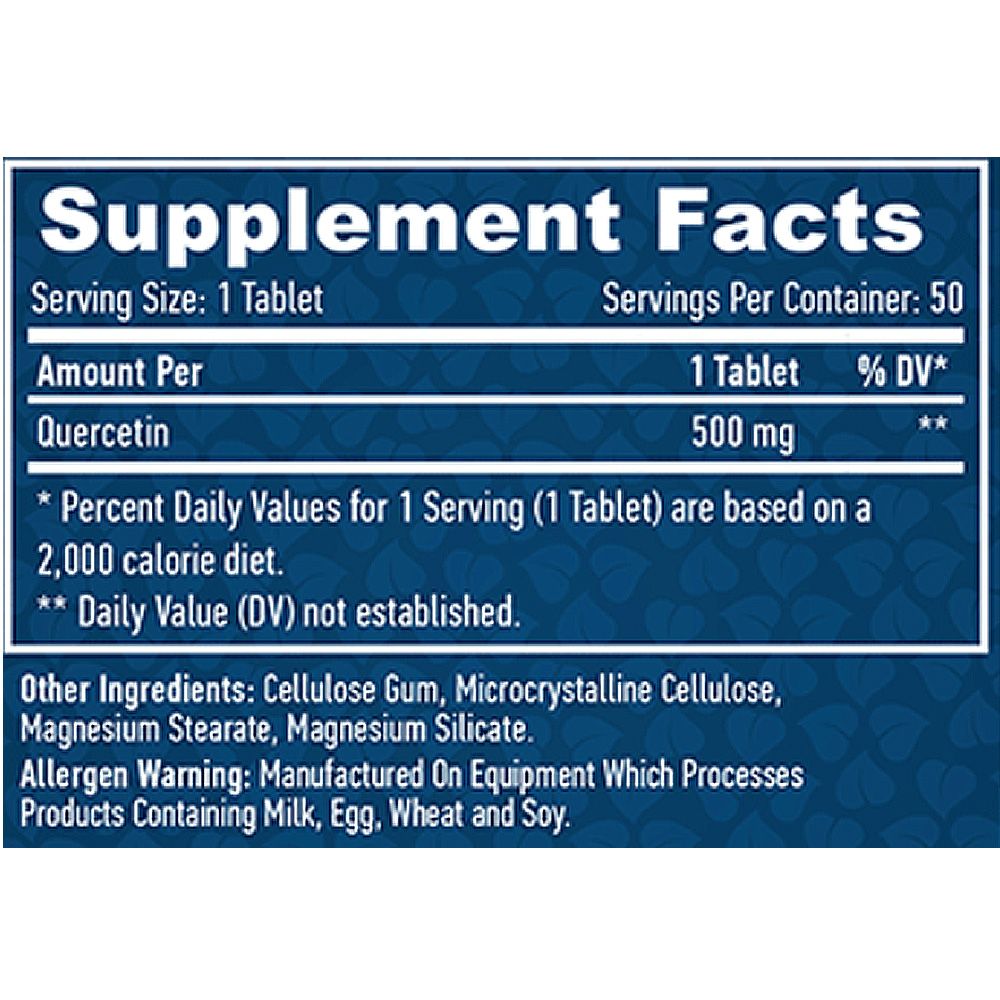 HAYA LABS - QUERCETIN 500 MG - 50 TABLETTA
