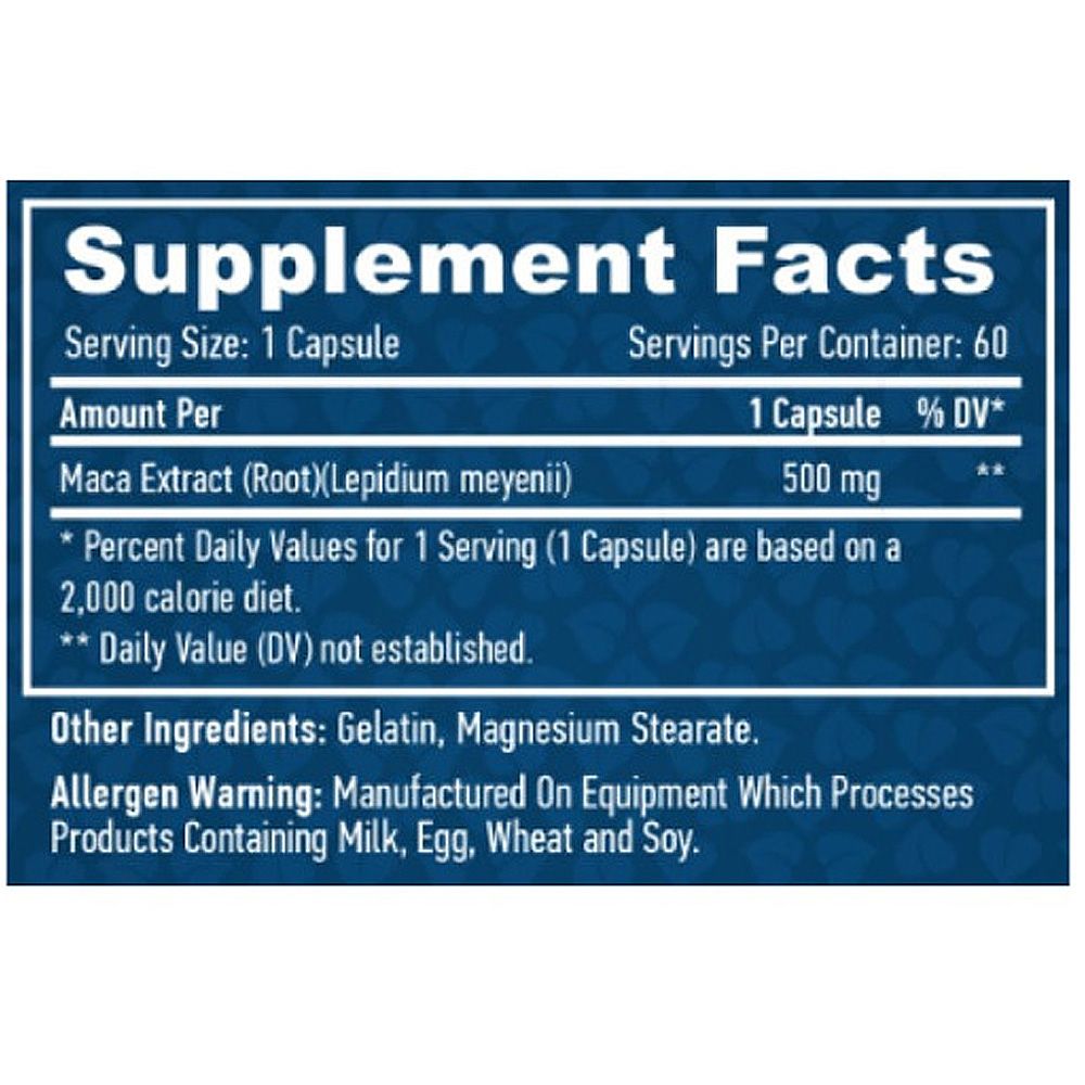 HAYA LABS - MACA 500 MG - MAKA GYÖKÉR KIVONAT - 60 KAPSZULA HAYA LABS - MACA 500 MG - MAKA GYÖKÉR KIVONAT - 60 KAPSZULA