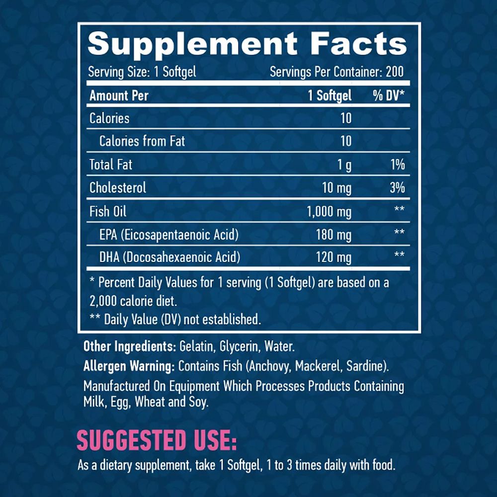 HAYA LABS - OMEGA 3 1000 MG - 200 KAPSZULA