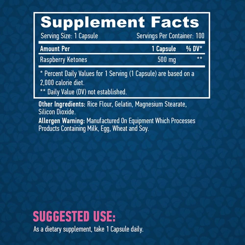 HAYA LABS - RASPBERRY KETONES 500 MG - MÁLNA KETON - 100 KAPSZULA HAYA LABS - RASPBERRY KETONES 500 MG - MÁLNA KETON - 100 KAPSZULA