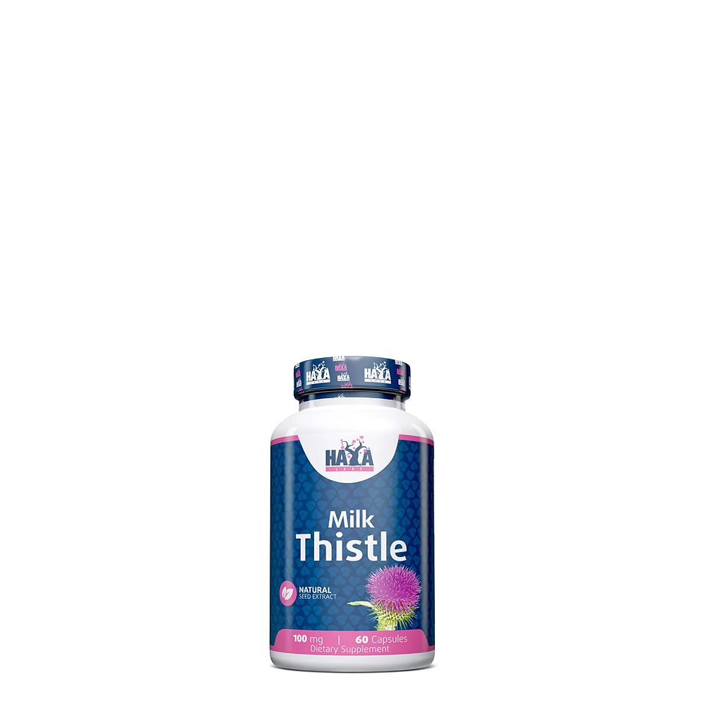 HAYA LABS - MILK THISTLE 100 MG - MÁRIATÖVIS KIVONAT - 60 KAPSZULA HAYA LABS - MILK THISTLE 100 MG - MÁRIATÖVIS KIVONAT - 60 KAPSZULA