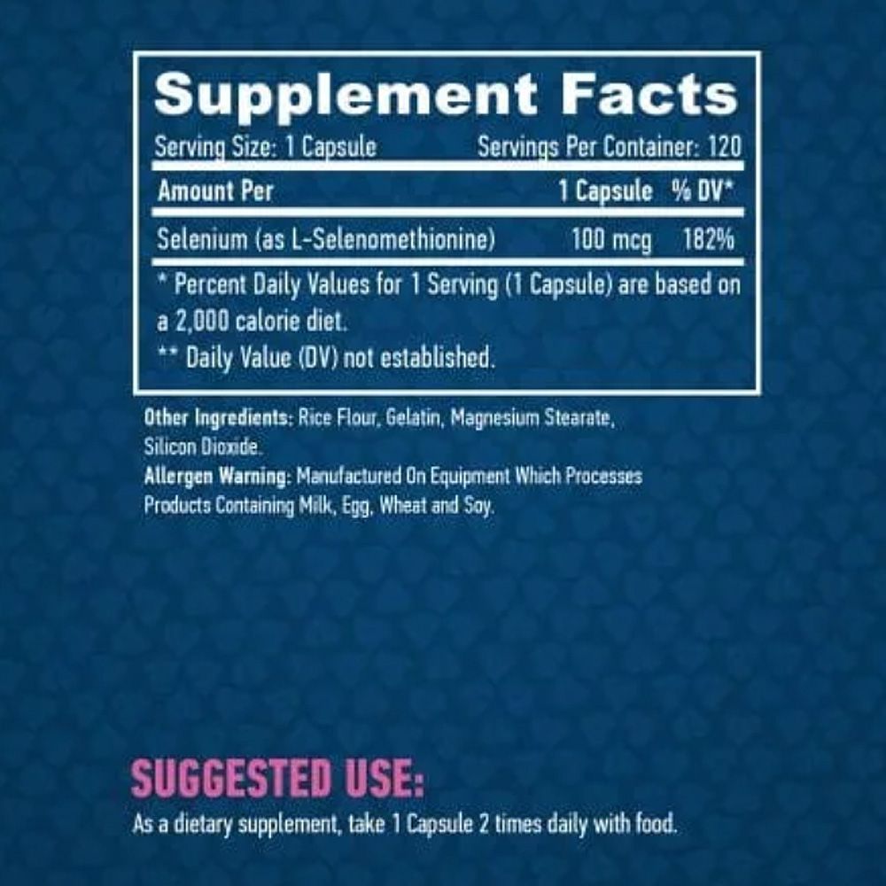 HAYA LABS - SELENIUM 100 MCG - SZELÉN - 120 KAPSZULA HAYA LABS - SELENIUM 100 MCG - SZELÉN - 120 KAPSZULA