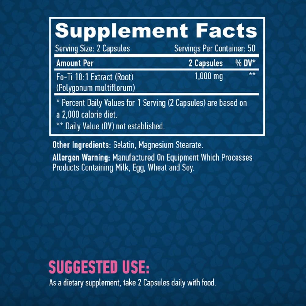 HAYA LABS - FO-TI ROOT EXTRACT - 100 KAPSZULA HAYA LABS - FO-TI ROOT EXTRACT - 100 KAPSZULA