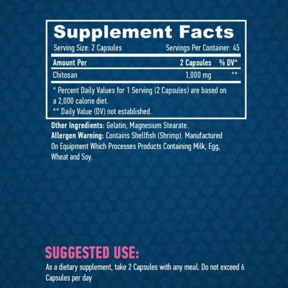 HAYA LABS - CHITOSAN 500 MG - 90 KAPSZULA HAYA LABS - CHITOSAN 500 MG - 90 KAPSZULA