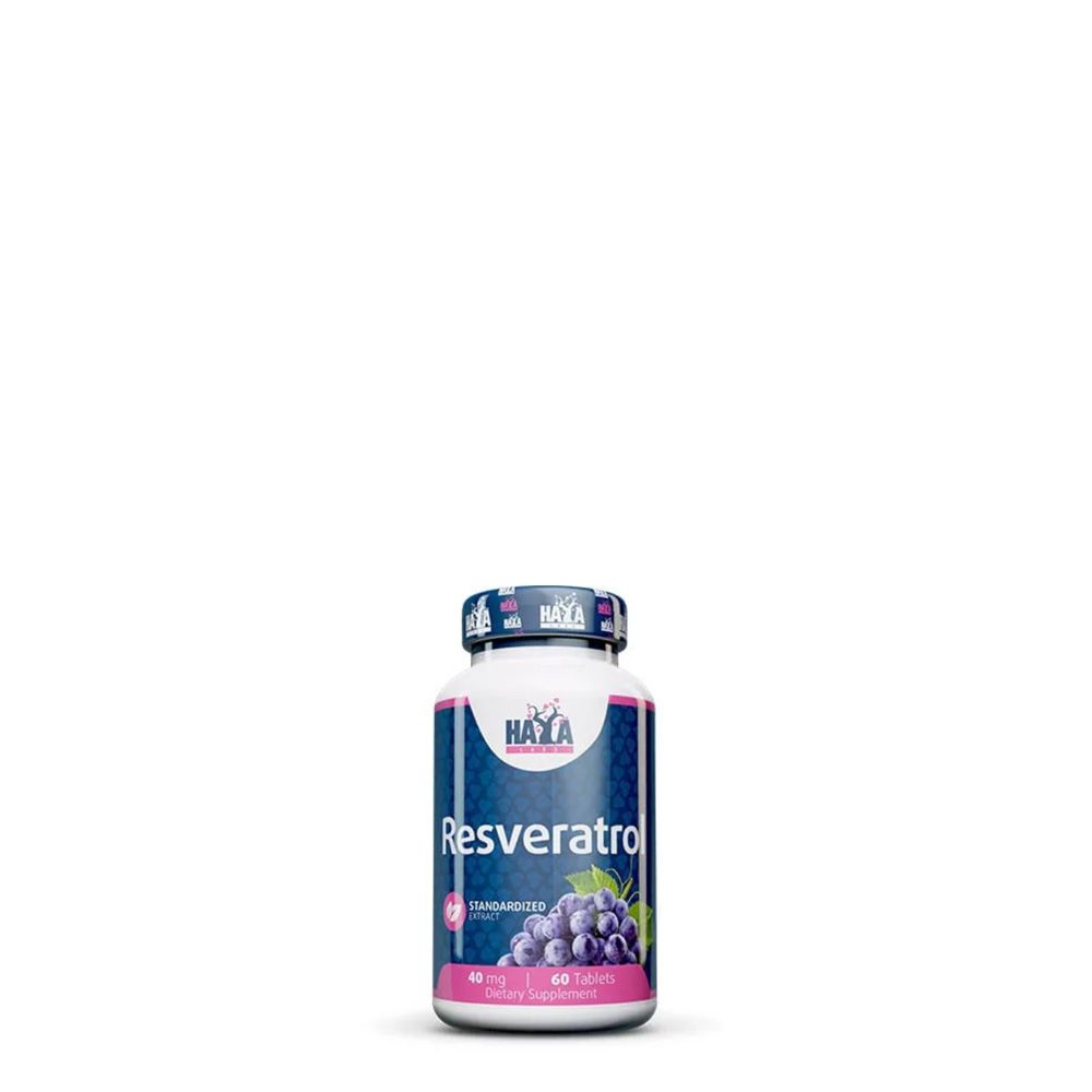 HAYA LABS - RESVERATROL 40 MG - 60 TABLETTA HAYA LABS - RESVERATROL 40 MG - 60 TABLETTA