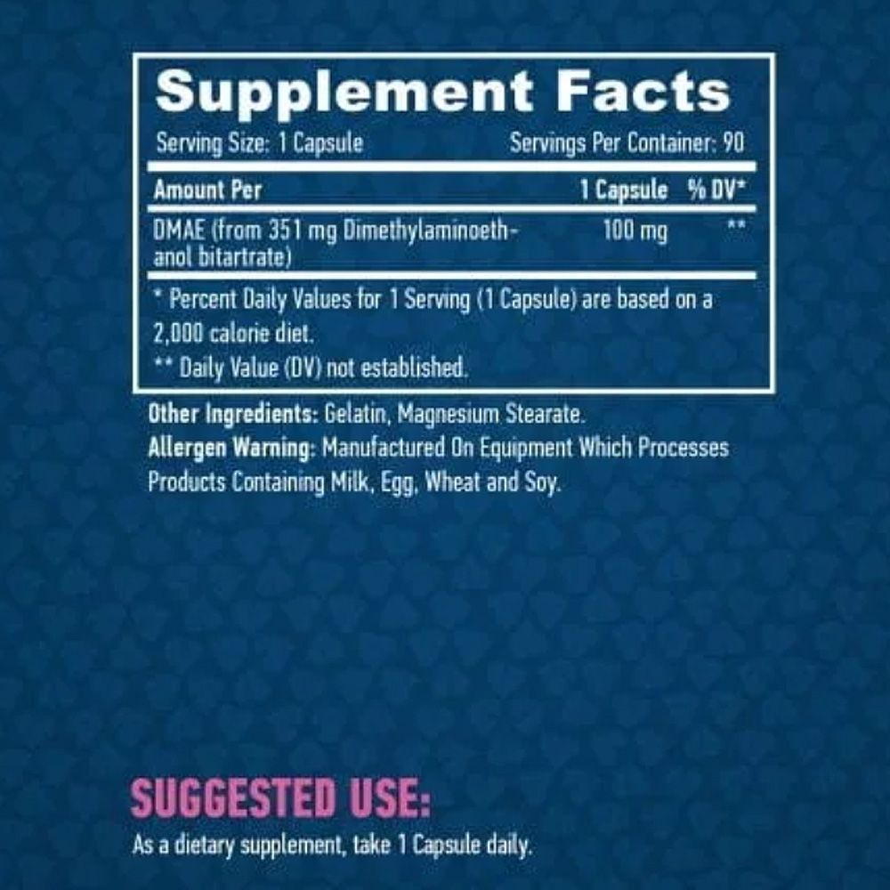 HAYA LABS - DMAE 351 MG - 90 KAPSZULA HAYA LABS - DMAE 351 MG - 90 KAPSZULA