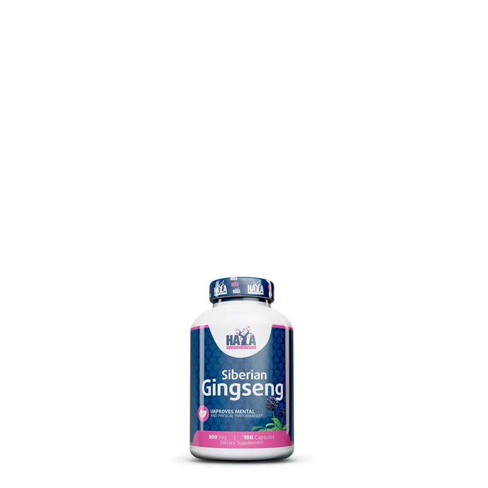HAYA LABS - SIBERIAN GINGSENG 500 MG - 100 KAPSZULA