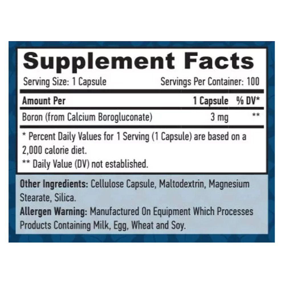 HAYA LABS - BORON 3 MG - 100 KAPSZULA HAYA LABS - BORON 3 MG - 100 KAPSZULA