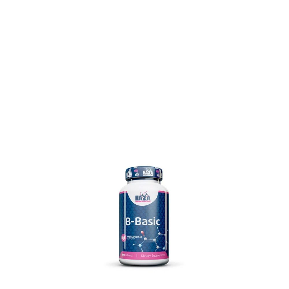 HAYA LABS - B-BASIC - B VITAMIN KOMPLEX - 100 TABLETTA HAYA LABS - B-BASIC - B VITAMIN KOMPLEX - 100 TABLETTA