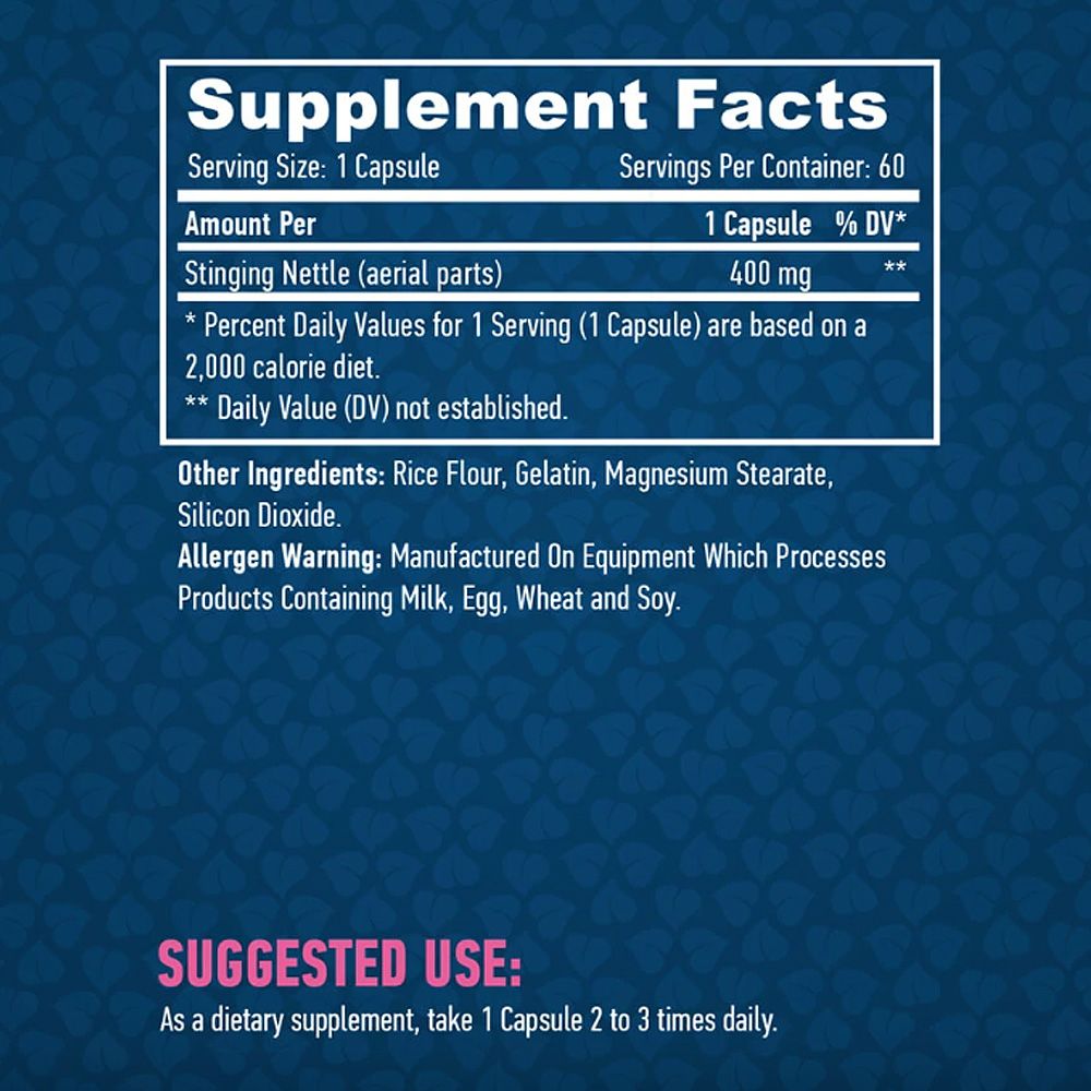 HAYA LABS - NETTLES 400 MG - 60 KAPSZULA HAYA LABS - NETTLES 400 MG - 60 KAPSZULA