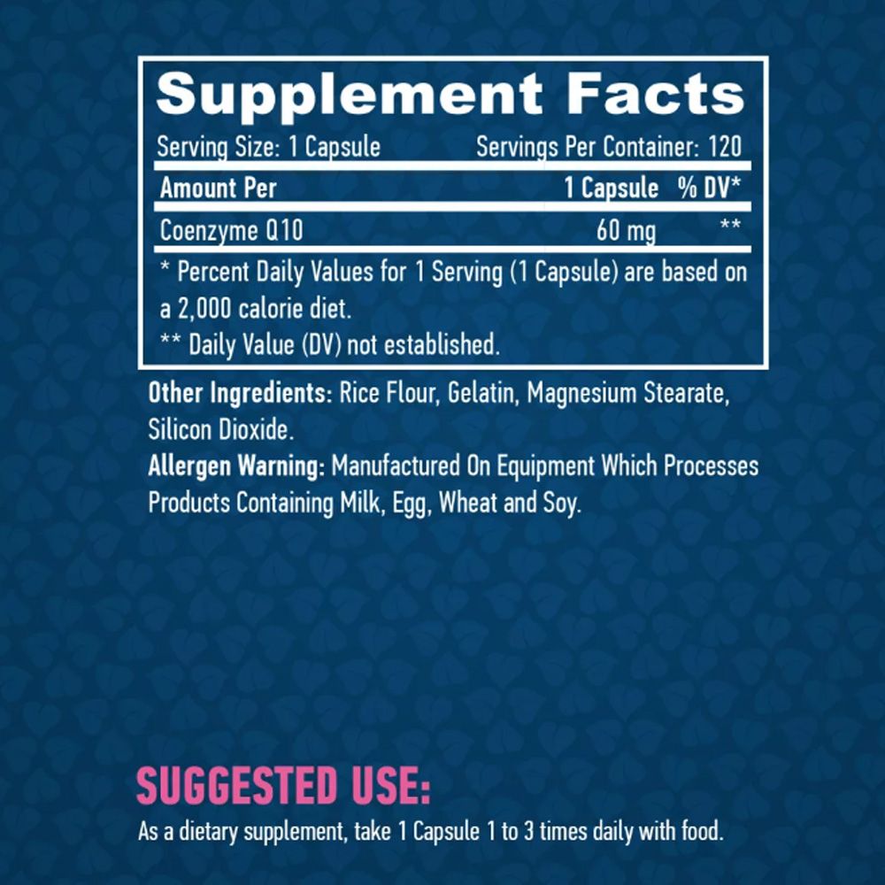 HAYA LABS - CO-Q10 60 MG - 120 KAPSZULA