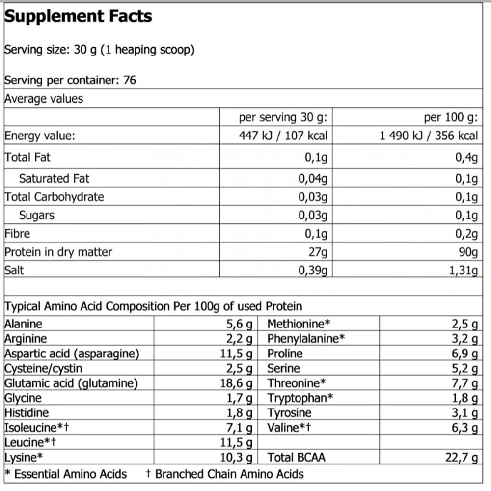 AMIX - GOLD WHEY PROTEIN ISOLATE  - MOGYORÓVAJ- 2280 G