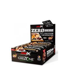 AMIX - LOW CARB ZEROHERO PROTEIN BAR - VANÍLIA MANDULA  - 15 x 65 G