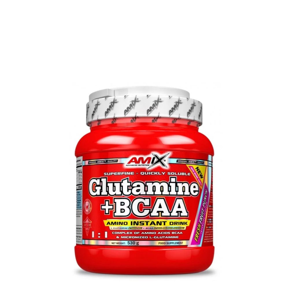 AMIX - GLUTAMINE + BCAA POWDER - ANANÁSZ - 530 G
