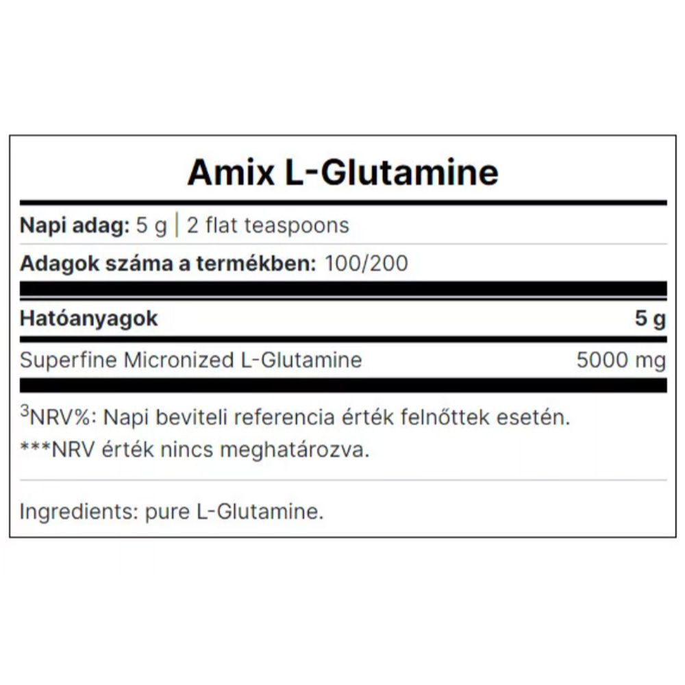 AMIX - L-GLUTAMINE - 300 G 