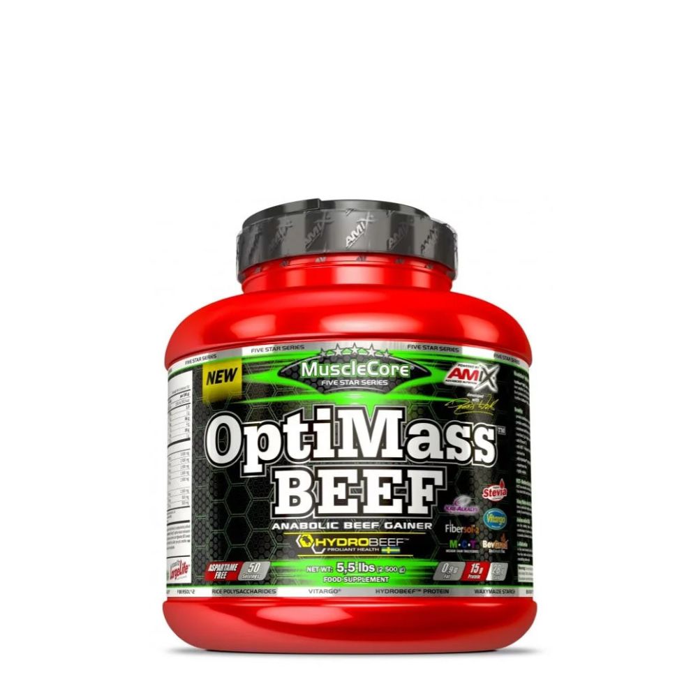 AMIX - OPITMASS BEEF GAINER - CSOKOLÁDÉ KÓKUSZ - 2500 G