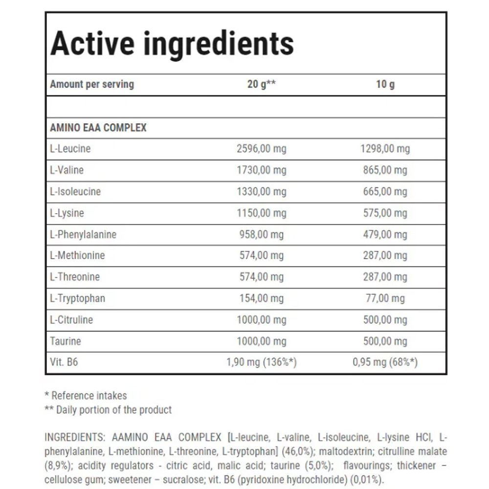 TREC NUTRITION - AMINO EAA - WHITE COLA - 300 G TREC NUTRITION - AMINO EAA - WHITE COLA - 300 G