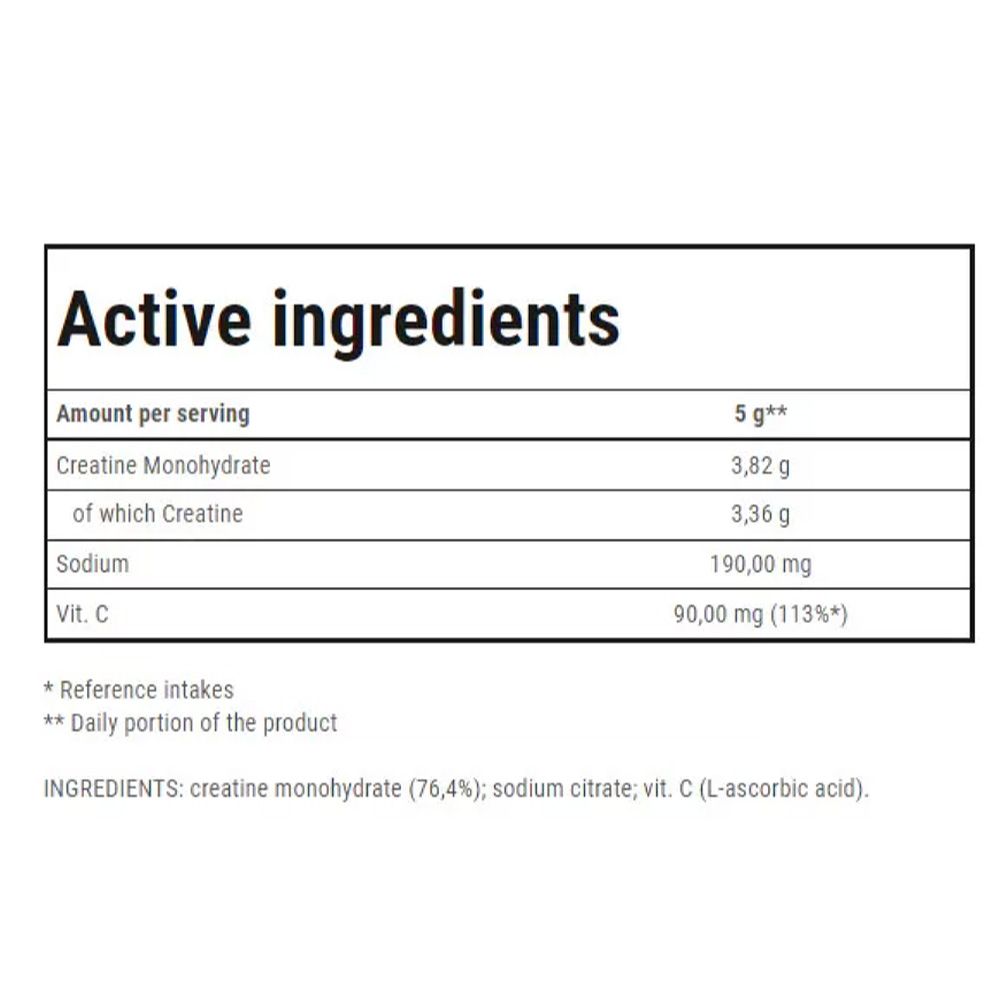 TREC NUTRITION - CREATINE MONOHYDRATE - 600 G TREC NUTRITION - CREATINE MONOHYDRATE - 600 G