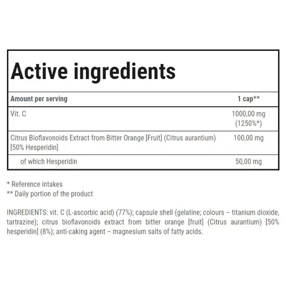 TREC NUTRITION - C-VITAMIN 1000 MG - 100 KAPSZULA TREC NUTRITION - C-VITAMIN 1000 MG - 100 KAPSZULA