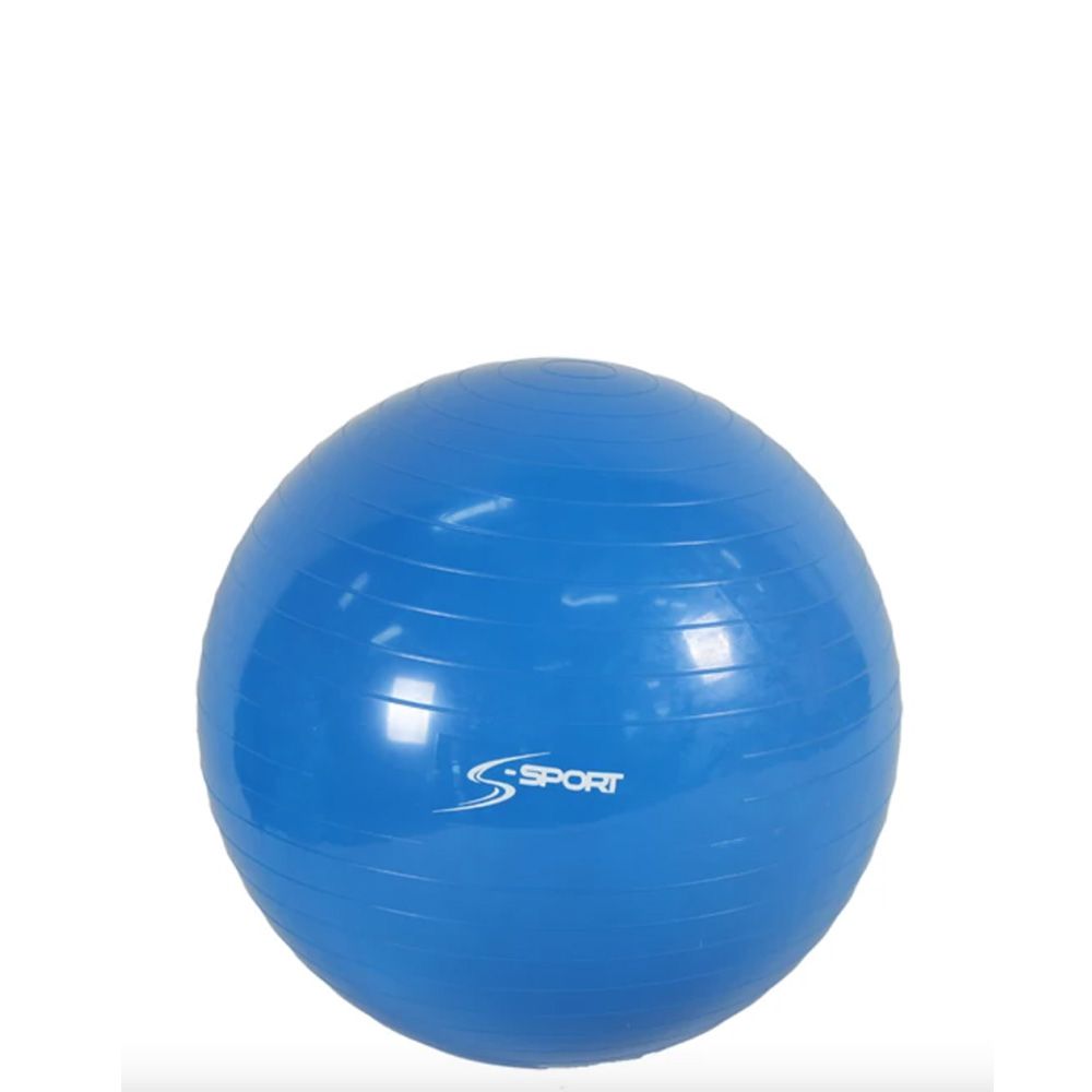 S-SPORT - GIMNASZTIKAI LABDA - KÉK - 65 CM 
