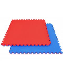 MFEFIT - PUZZLE TATAMI SZŐNYEG - 100 x 100 x 2,5 CM - KÉK-PIROS