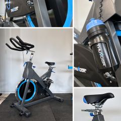 THUNDER - SPINZO-X SPINNING KERÉKPÁR 16 FOKOZATÚ MÁGNESES ELLENÁLLÁSSAL, 135 KG TERHELHETŐSÉGGEL - BEMUTATÓ DARAB