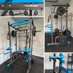 THUNDER - SLIDE - SMITH ERŐKERETTEL KOMBINÁLT CSIGÁS KONDIGÉP - BEMUTATÓ DARAB